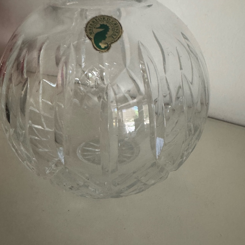 Waterford Crystal Glass Lismore Rose  Bowl  Vase/ candleholder